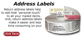 Return address labels: Personalized address labels and foil stamp labels. Use our online address label designs